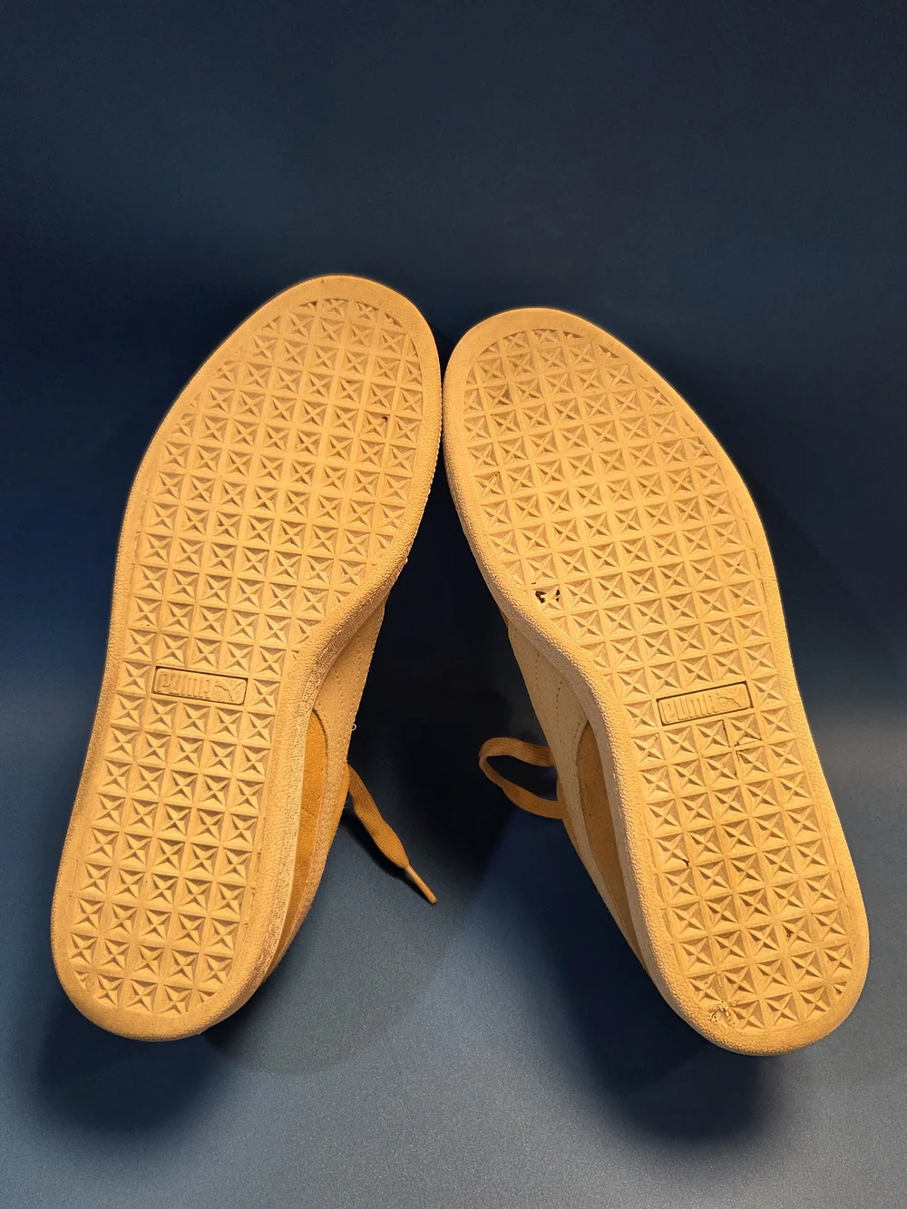 PUMA Men's Suede Classic Sneaker in Mustard Yellow